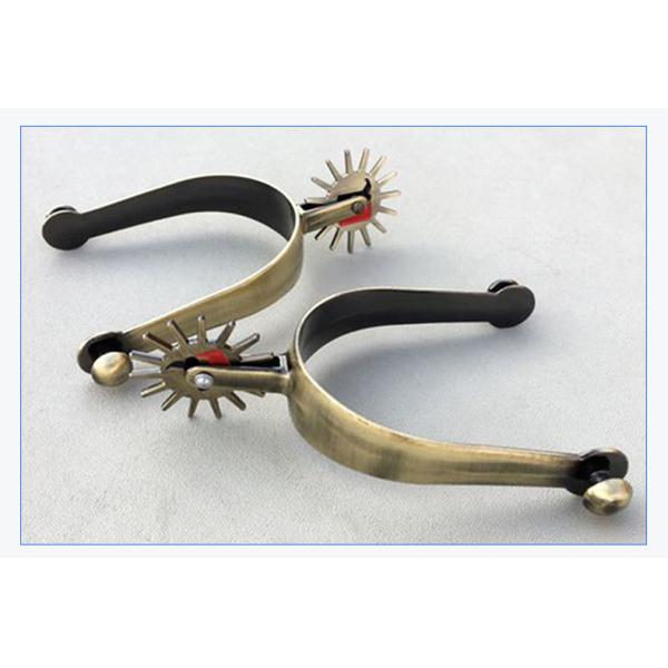 Alloy Horse Spurs Men Rider Horsemanship Western Stainless Steel Equestrian Equipment
