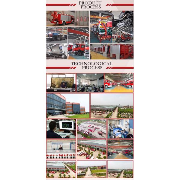 empattement de lutte contre l'incendie du lecteur 4500mm du véhicule 6x4 de plate-forme de l'échelle pivotante 435Hp