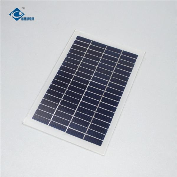 Панель солнечных батарей системы солнечной энергии 5W ZW-5W-18V мини 18V прокатанная стеклом для заряжателя ноутбука панели солнечных батарей