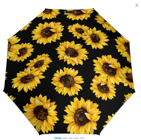 Fast Shipping Customized Umbrella with DIY Flower Pattern and Exclusive Print Logo