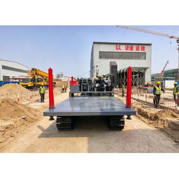 High Strength Welded Steel Crawler Base Frame Customizable Mounting Shock Resistant Anti Corrosion