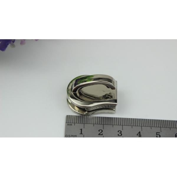 Eco-friendly zinc alloy bag accessories nickel color metal train head zipper slider 15#