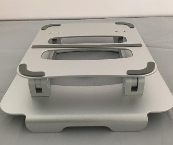 Silver Anodic oxidizing Metal Laptop Stand Tablet Desk Holder 238*250*3MM