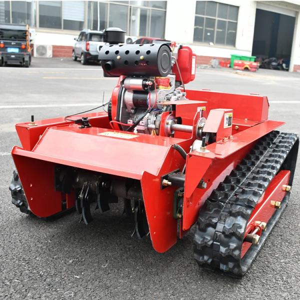 Garden Grass Cutting Machine Flail Lawn Mower Orchard Crawler RC Lawn Mower Tractor
