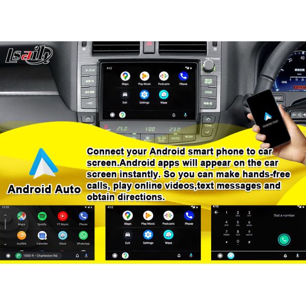 Wireless Apple CarPlay Box for Crown S200 RS204 GWS204 URS204 URS206 Majesta XV Athlete Saloon Toyota Integrated Android Auto