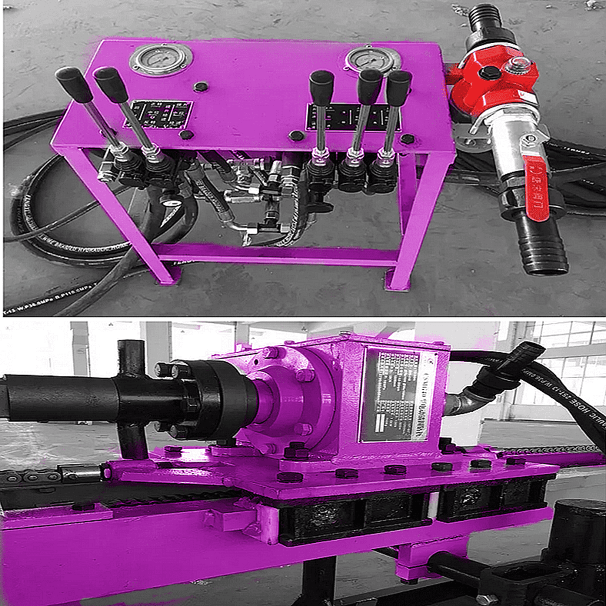 Multiple Angles Blast hole Drilling Machine Pneumatic Rock Drilling Rig Portable DTH Drilling Rig