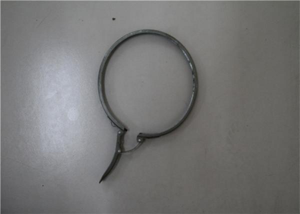 Aluminum Galvanized Metal Pipe Clamp / Plumbing Pipe Clips Customized Size