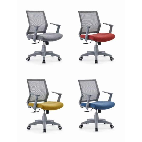 Breathable Mesh Swivel Office Chair with Wheels and Lifter PU 3 Years After-sales Cycle