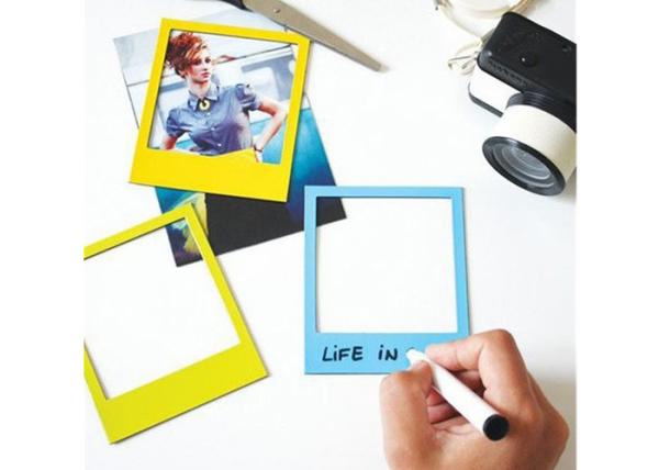 Cadre magnétique de papier flexible personnalisé de photo 5 pouces pour le réfrigérateur