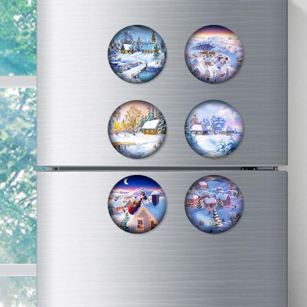 Love Animal Image 3D Fridge Magnets Sticker For Decoration