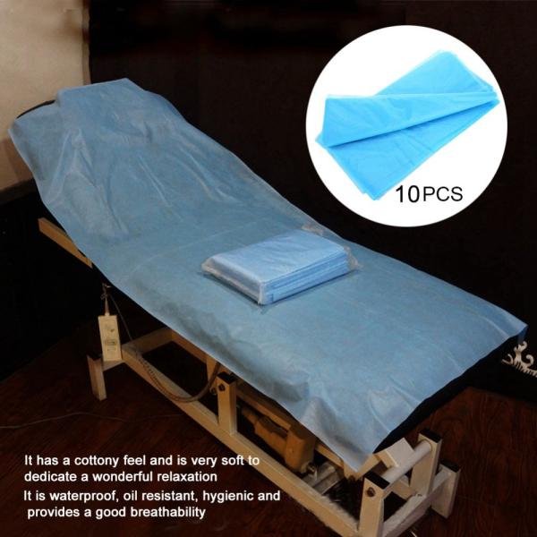 S&J 20g SMS convenient and clean bed sheet  disposable bed cover with whole  elastic baby bed cover used in hospital salon