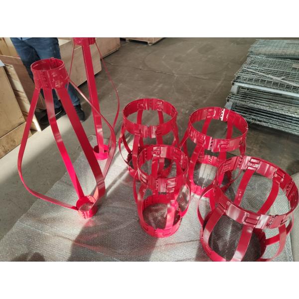 Api 10D Hinged Casing Centralizers For Oil Casing Cementing / Aluminium Alloy Casing Centralizers With Coating