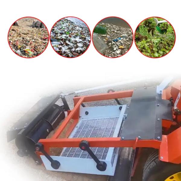 HANDSOMER 800 self-propelled Walk Behind Reciprocating Vibrating Screen Beach Cleaner