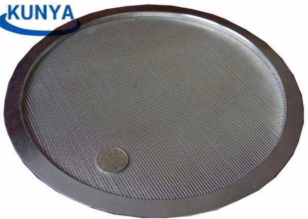 Metal aglomerado Hastelloy do disco do filtro da rede de arame 5mm quadro de aço inoxidável fino