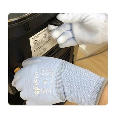 Luvas de revestimento do trabalho da malha da anti palma elétrica do plutônio da manutenção dos dispositivos do agregado familiar da abrasão