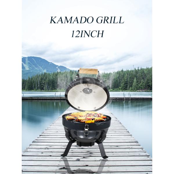 Kimstone Tabletop Series Mini Kamado Grill 12 Inch