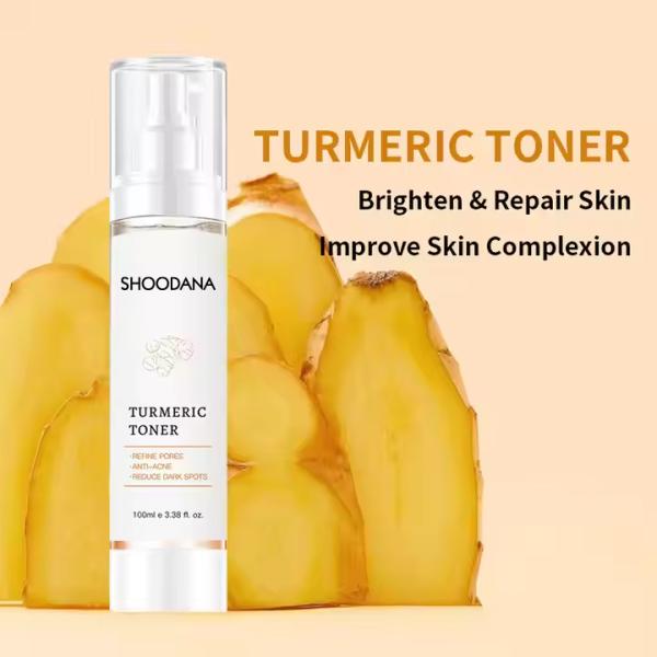 Factory Custom Organic Turmeric Whitening Rejuvenating Facial Toner Skin Care Vitamin C Acne Treatment Face Toner
