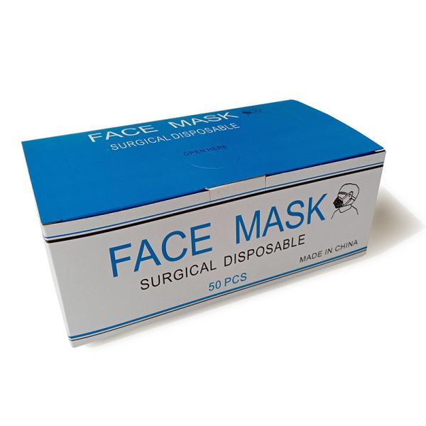Eco Friendly Disposable Surgical Mask , Medical Mouth Mask With Logo Printing