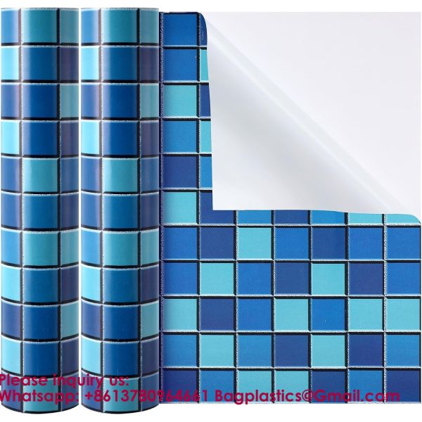 Factory UV Resistant Blue PVC Swimming Pool Plastic Vinyl Liners For Above And Below Ground Pools Reinforced PVC 1.5mm High Polymer Waterproof Membrane Pool Liner Colorful 1.5mm Small Pool Swim Fest