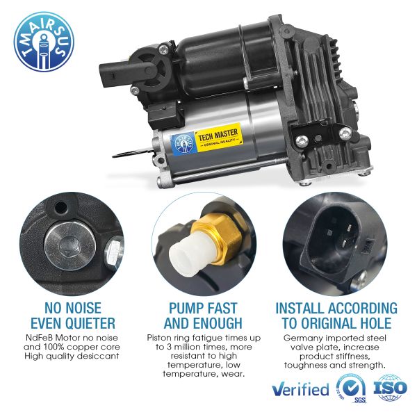 Compresseur d'air de haute qualité pour Mercedes-Benz W216 CL W221 S/CLS 2213201704 2213201904 2213200304