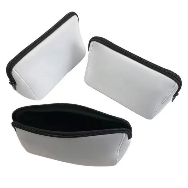 Sublimation Neoprene Cosmetic Travel Bag Diy Photo Printing Sublimation Makeup Bag