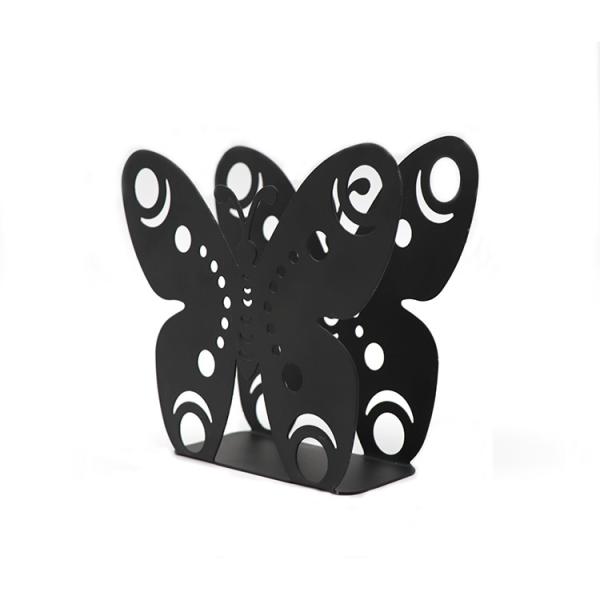 Do suporte preto amigável do guardanapo do metal de Eco projeto criativo para cafetarias/escritório