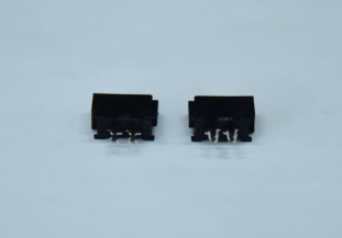 SATA Female Chassis Connector Punch Down 180° Gold Plated 30u'' Wire to Board Connector