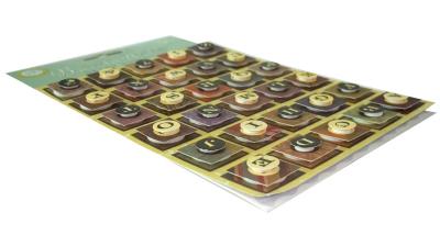 Enfants drôles UV de tache faite sur commande d'OEM jouant l'impression stratifiée de carte pour des cadeaux