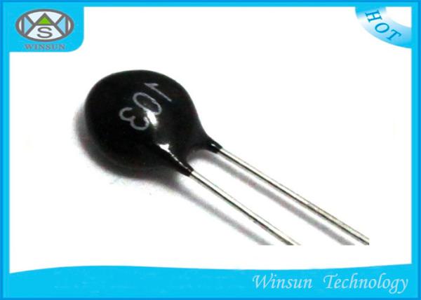 Automobile Electrics NTC Type Thermistor , Black 200K Ohm 100K Ohm Thermistor