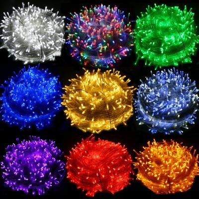 Diodo emissor de luz impermeável Garland String Lights de 30M 50M 100M Holiday
