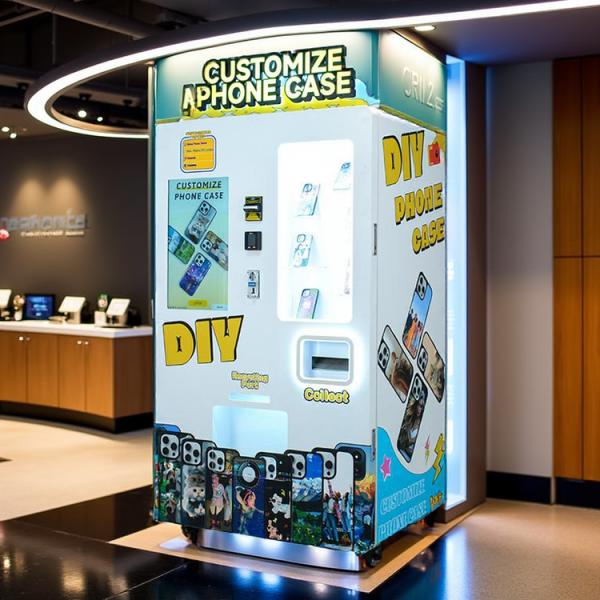 Máquina expendedora de impresión de carcasas para teléfono 720dpi CYJ-D04 20 carcasas/hora