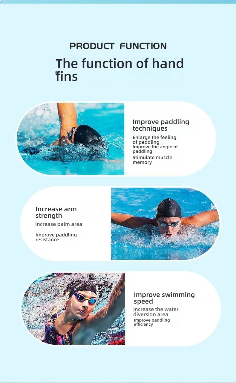 Professional Adult Silicone Swimming Fins Adjustable Anti Slip Freediving Flippers For Training