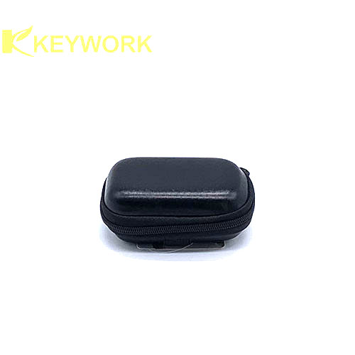 Black Unisex Folding EVA PU Leather Reading Eyewear Glasses Cases Protective