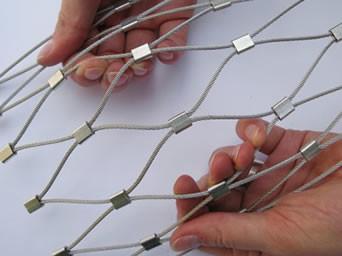 Stainless Steel 316 protective Rope mesh for Animal Enclosure and Decoration