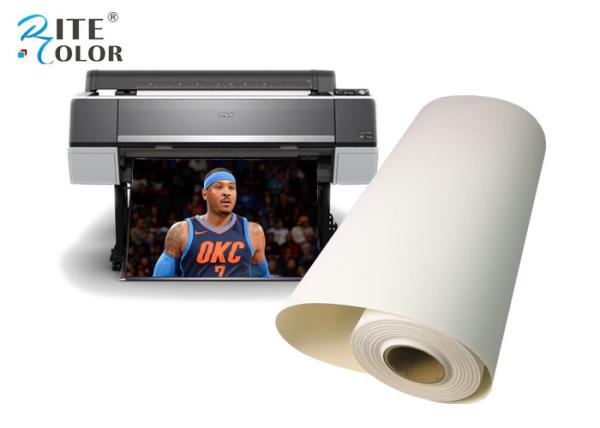 Água matte do artista da cópia do Inkjet de Rolls da lona do poliéster da decoração interior - 380gsm baseado