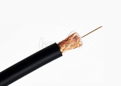 Rg58 co-axial de cobre Jumper Cables, cabo coaxial projetado trança da antena da tevê