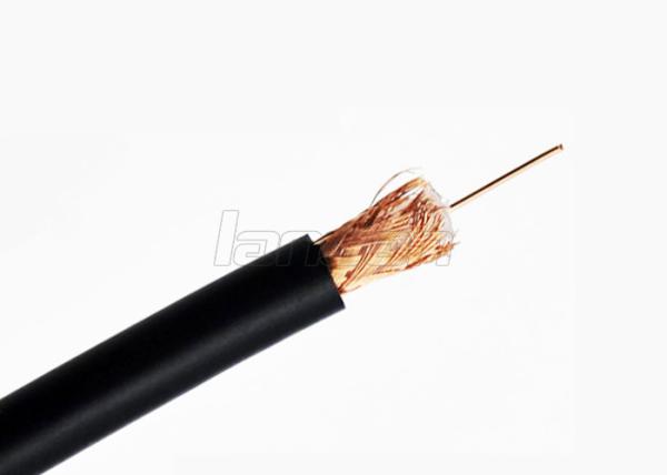 Copper Rg58 Coax Jumper Cables , Pigtail Designed TV Antenna Coaxial Cable
