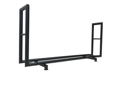 6 Foot Rectangular Log Storage Rack , Fireplace Log Rack Powder Coated Finish