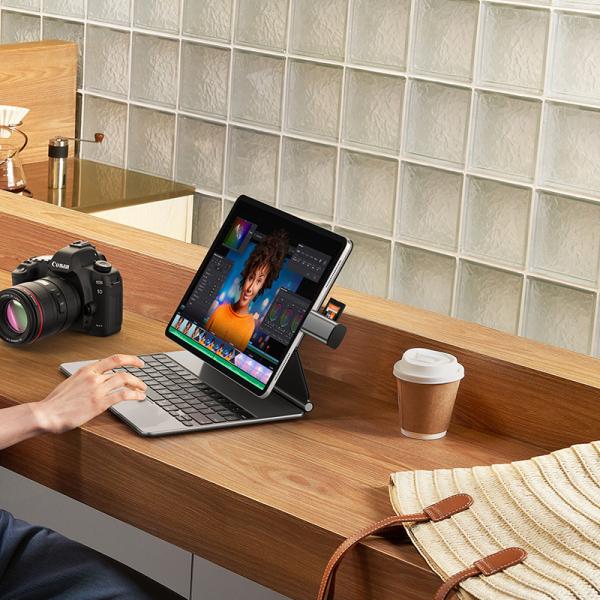 Lecteur de carte SD et MicroSD pour appareils USB C