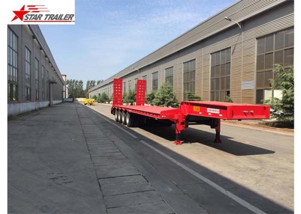 Long Haul Freight Transport Extendable Semi Trailer With Q345B Steel Structure