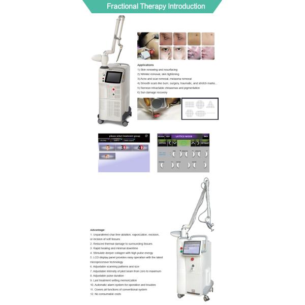 CO2 Fractional Laser Machine For Scar Removal Skin Renewal and Female Intimate Area Tightening and Firmness Enhancement with 10600nm Gold Standard Laser