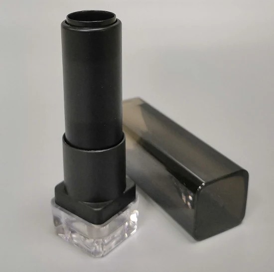 JL-LS106 Private Label Black 3ml Lip Gloss Tubes Square Luxury