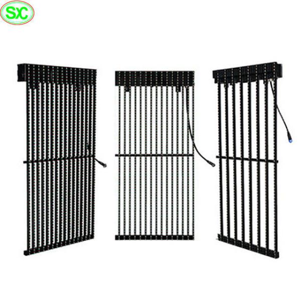 RGB 3 em 1 LED Curtain Display 5MM Pitch de pixels SMD5050 Full Color Economia de energia