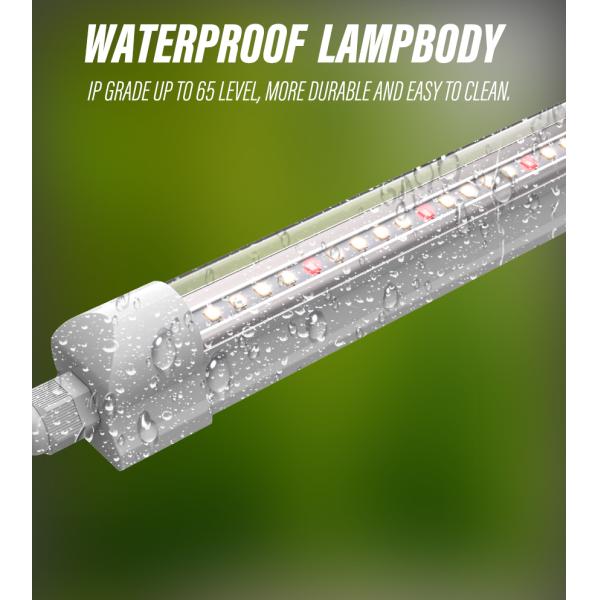 T8 Led Grow Light Tube Clone Light 14w 0.6m Length Waterprooof Daisy Chain microgreen Vegetable Flower Seedling