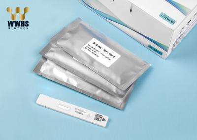 FIA POCT Test Kit D-Dimer Rapid Quantitative Test 3000 Tests/Day