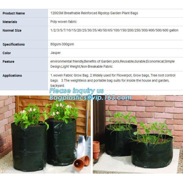 1 gal 2 gal 3gal 5gal 10gal black plastic grow planting greenhouse vegetable