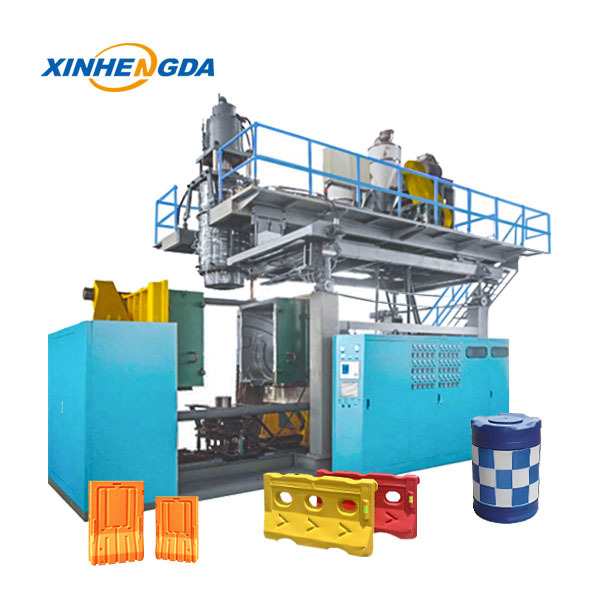 Road Plastic Blow Moulding Machine HDPE Road Barrier Four Layers
