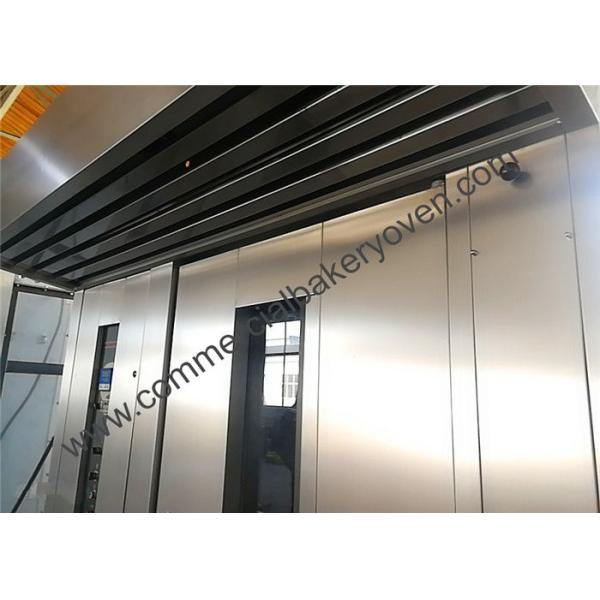 Double Rack Gas Rotary Oven , Commercial Rack Ovens For Loaf Production Line