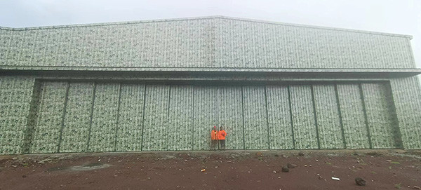Carbon Steel Structure Hangar Buildings Customized Color CE EN1090 ISO9001