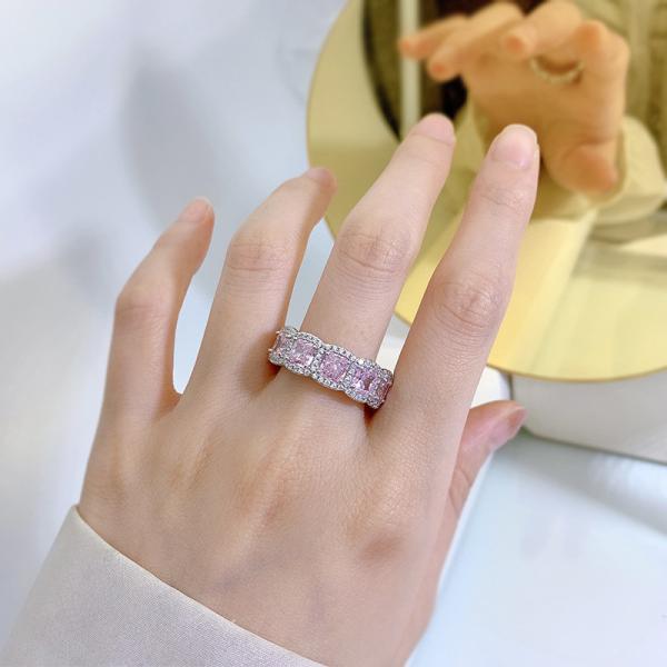 Делюксный жёлтый драгоценный камень свадебные и обручальные кольца для вечеринки